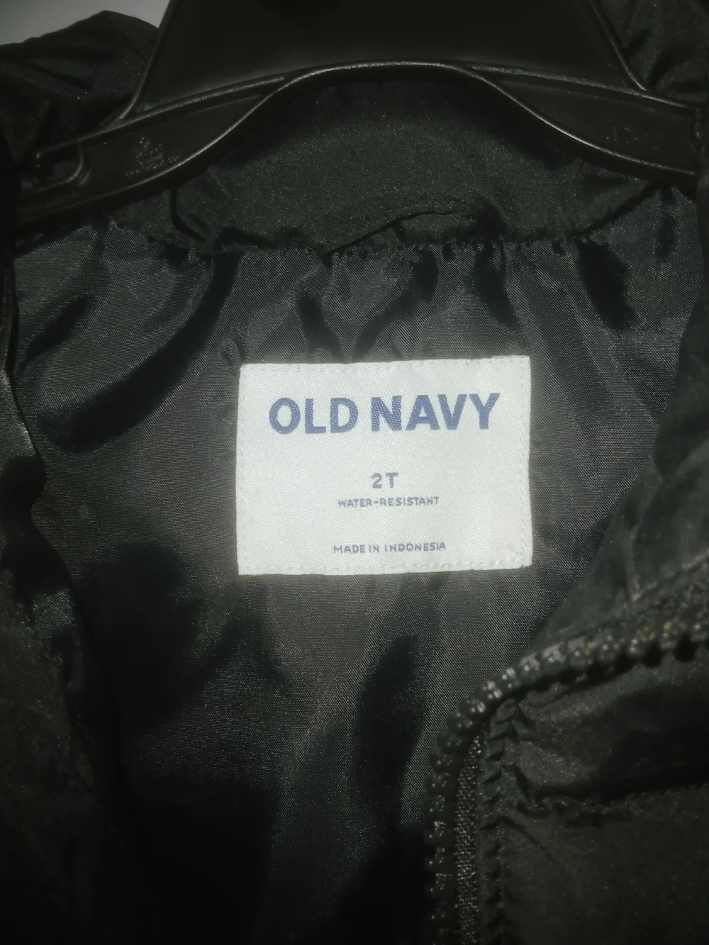 Old Navy Black Toddler Water-Resistant Jacket